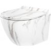 | REA-C6390 - Závesné WC s WC sedátkom CARTER TORNADO RIMLESS, keramika/imitácia kameňa | REA-C6390
