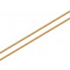 Zlatá retiazka Fox - Líščí chvost 0,6 mm, 9K IZ31564HR