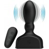 Mr Play - Black Inflatable Anal Plug Remote Control