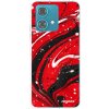 Picasee silikónový prehľadný obal pre Motorola Edge 40 Neo - Red black