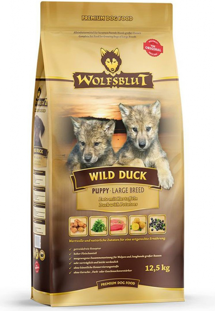 Wolfsblut Wild Duck Puppy Large Breed 12,5 kg