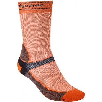 Bridgedale MTB Summer Weight T2 Coolmax Sport Boot pánske letní cyklistické ponožky orange/grey