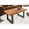Bighome - Konferenčný stolík IRONIC 100 cm - palisander, prírodná