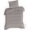 Posteľná bielizeň z bavlneného saténu NOVA3 140x200cm + 70x90cm, popolavá