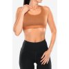 Športová podprsenka Icebreaker Merino 125 ZoneKnit Racerback Bra - dusty clay/carob/cb