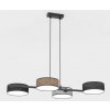 Emibig Drumz závesné svietidlo 4x10 W čierna-sivá/popolnato sivá-béžová 1566/4