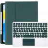 AppleKing puzdro s klávesnicou s okrúhlymi klávesmi, touchpadom a priestorom na Apple Pencil na iPad Air 4 (2020) / Air 5 (2022) / Pro 11