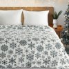 EUROFIRANY VIANOČNÁ FLEECOVÁ DEKA SNOW1 150X200 CM VZOROVANÁ