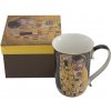 Home Elements Porcelánový hrnček Klimt Bozk tmavý 400 ml