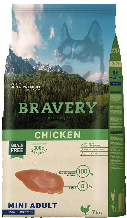 Bravery Adult mini Chicken 2 kg