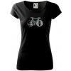 Narodeniny 40 rokov na bicykli - Dámske tričko Pure - M ( Čierna )