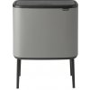 Brabantia dotykový odpadkový kôš BO TOUCH BIN 3 x 11 l minerálne šedý