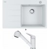 Franke CNG 611-78 TL/7 biela ľad s excentrom + Franke FC 9547.094 NOVARA PLUS biela led