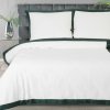 EUROFIRANY MAKOSATÉNOVÉ OBLIEČKY REINA25B 200X220 CM, 2 KS 70X80 CM BIELE