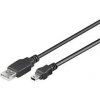 PremiumCord ku2m1a mini USB, A-B, 5pinů, 1m