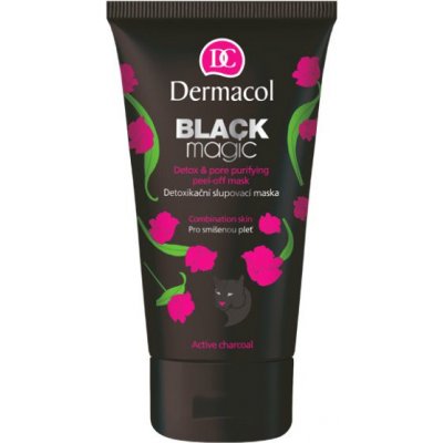 Dermacol Black Magic Detox & Pore Purifying peel off mask, čierna zlupovacia maska, 150ml