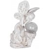 Dekorácia Strend Pro Gecco, víla, 15x12x22 cm, polyresin, solar, 1 LED, AA