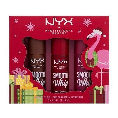 NYX Professional Makeup Fa La La L.A. Land Smooth Whip Matte Lip Cream Trio odstín hnědá : rtěnka Smooth Whip Matte Lip Cream 3 x 4 ml