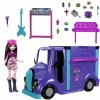 Monster High Koncertný Food Truck Bábika Set s rozkladacím pódiom HXH83