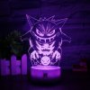 Beling 3D lampa, Gengar , 7 farebná S485