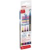 Sada popisovačov edding 1340/4S glitter, pastelové farby, vláknový hrot