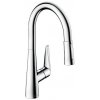 Drezová batéria Hansgrohe Talis M51 s vyťahovacou spŕškou, 2 prúdy chróm 72813000