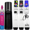 SATURÁTOR NA VODU SODASTREAM TERRA ČIERNY 3 FĽAŠE + 3 SIRUPY PEPSI