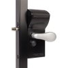LOCINOX FREE VINCI 9005 - komplet zámkovej krabice s kódovým zámkom a funkciou free exit, pre profil 60 až 80 mm, čierny LFKQ6060X1L_9005