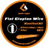 GeekVape drôt Flat Clapton Wire Ribbon(26ga*18ga)+32ga Kanthal A1 dĺžka drôtu: 0,5m, AGW: Ribbon(26*18) +32ga