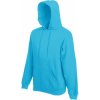 Fruit of the Loom Mikina Classic Hooded Sweat s kapucí COT-16220816204 XL Modrá azurově