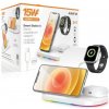 Aligator Stanica Smart Station A s bezdrôtovým nabíjaním 3v1, 15W AS03WT