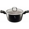 BERLINGERHAUS Kastról s pokrievkou s mramorovým povrchom 20 cm Black Silver Collection (BH-1851)