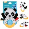 Canpol babies Senzorická hračka s hryzátkom a hrkálkou Boo Panda