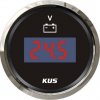 KUS Voltmeter digitálny 8-32 V čierny 52 mm KY23000