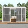 Gutroof posuvné polykarbonátové dvere pre pergolu PREMIUM 3m white