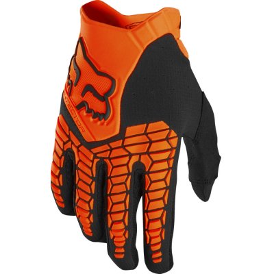 Motokrosové rukavice FOX Pawtector Fluo Orange MX22 fluo oranžová - M