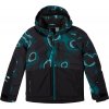 Chlapčenská lyžiarska/snowboardová bunda O'Neill, TEXTURE JACKET čierna,tyrkysová 140