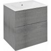 Sapho CIRASA umývadlová skrinka 59,2x64x46cm, dub strieborný CR601-1111