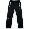 Dievčenské zateplené softshellové nohavice na gumu čiernej farby /08 čierná 164