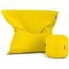 SakyPaky Sedací vak KANAFAS a TABURET žltá