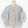 Dojčenský mušelínový kabátik New Baby Comfort clothes sivá 86 (12-18m)