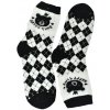 UNI bielo-čierne bavlnené ponožky BearPaw 36-41