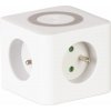 Kábel Strend Pro LG-FB603K, L-1.4 m, predlžovací, 3x zásuvka + vypínač, USB