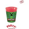 Plastové kelímky Minecraft znovupoužiteľný 250ml - 4ks