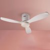 Schuller Valencia LED stropný ventilátor Siroco Mini, DC, tichý, biely, CCT - 329361D