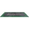 Trampolína s dopadovou zónou Dynamic Groundlevel Exit Toys do zeme 244*427 cm čierna