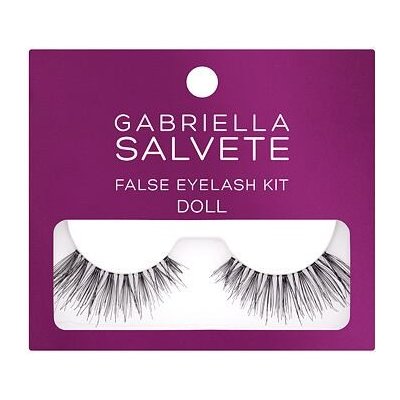 Gabriella Salvete False Eyelash Kit Doll sada:: umělé řasy 1 pár + lepidlo na řasy 1 g