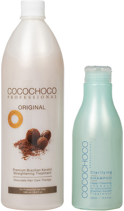 Cocochoco Professional Brazílsky keratín Original 1000 ml + čistiaci šampón 400 ml