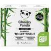 Toaletný papier, bambusový, 3-vrstvový, malý kotúč, 24 kotúčov, CHEEKY PANDA, biely, 24kotúč