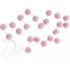 DaDaboom Girlanda s brmbolcami mini- Blush